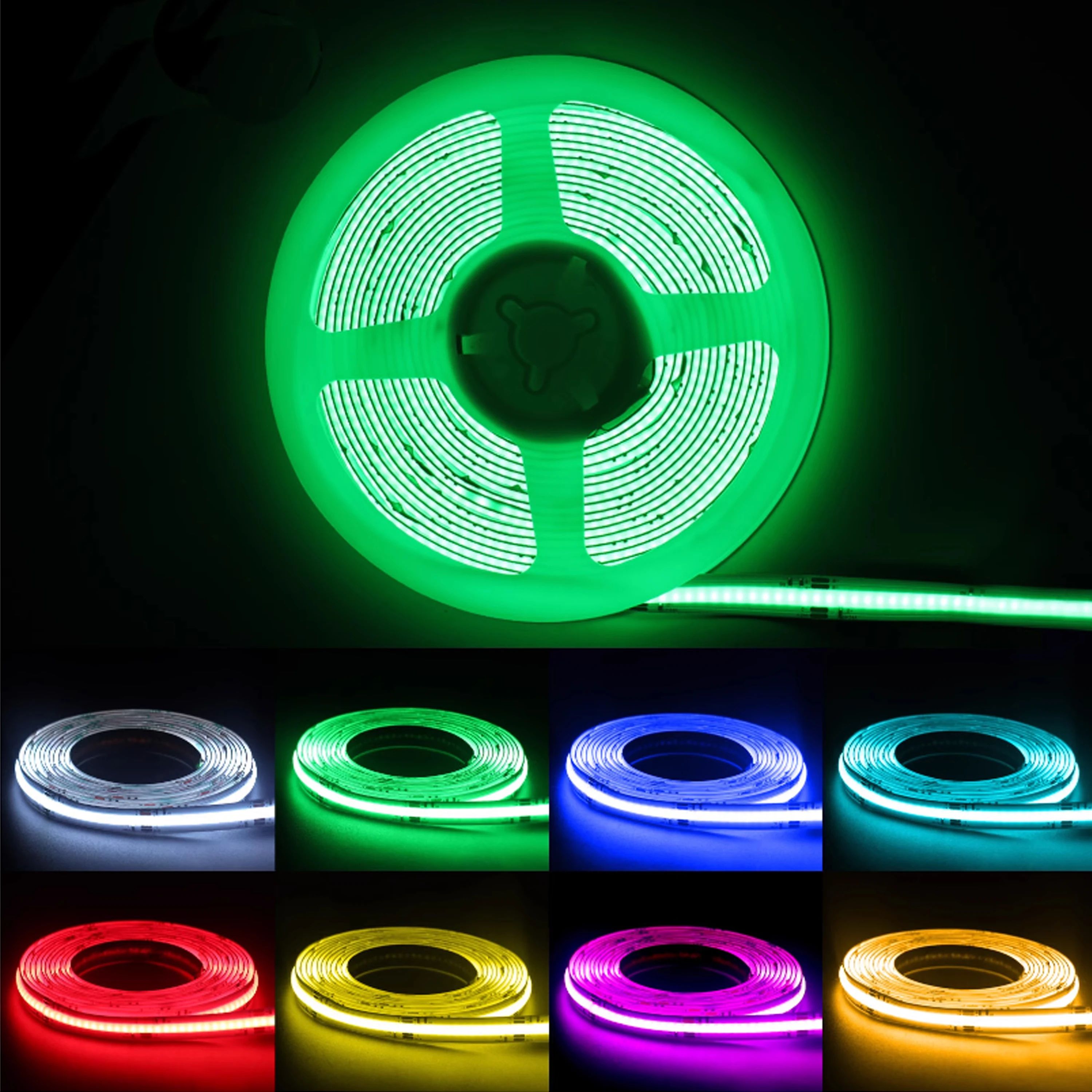 AuraFlex USB COB LED Strip Light – 320 LEDs for Ambient TV & Home Lighting