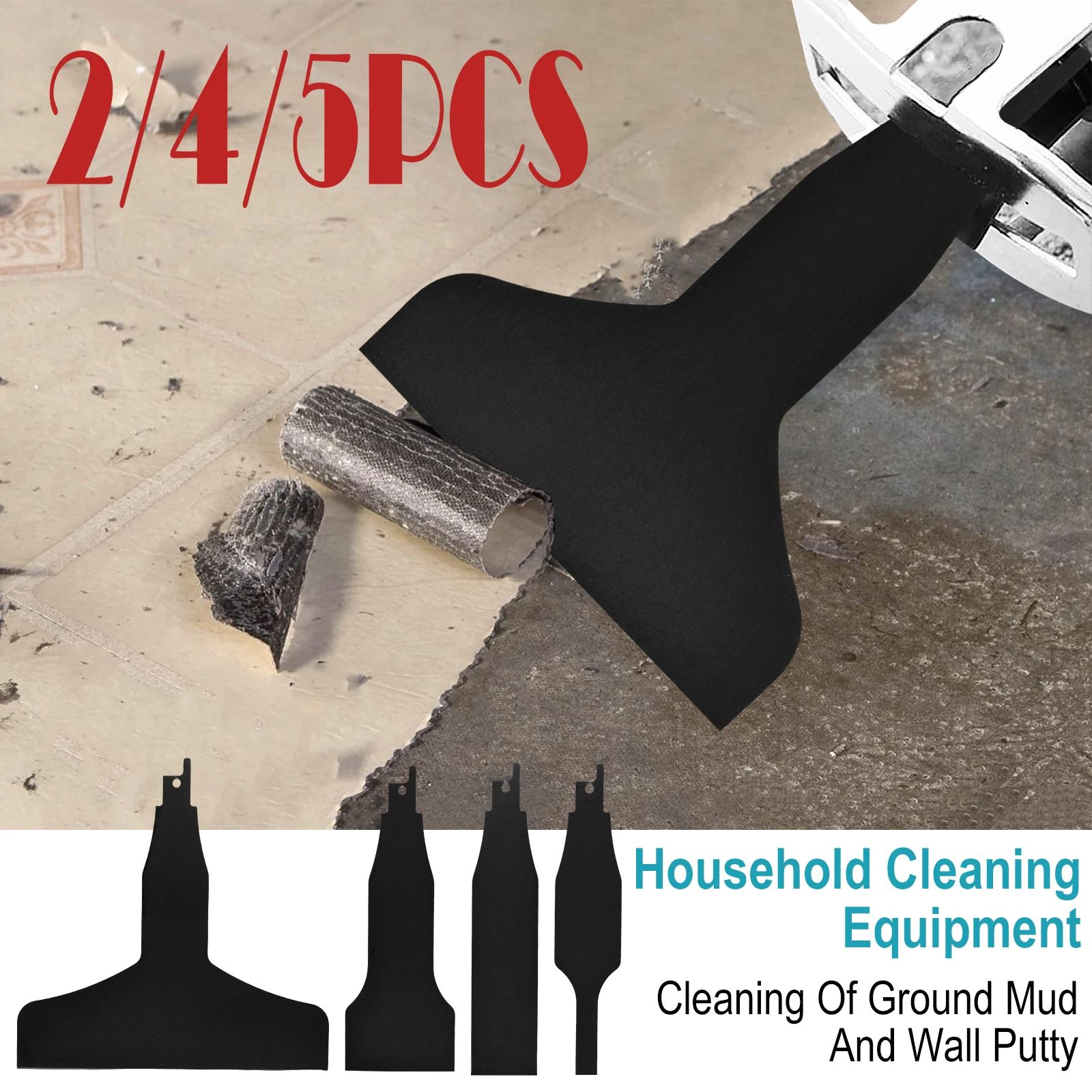 PowerScrape Reciprocating Saw Scraper Blade Set for Fast Surface Removal