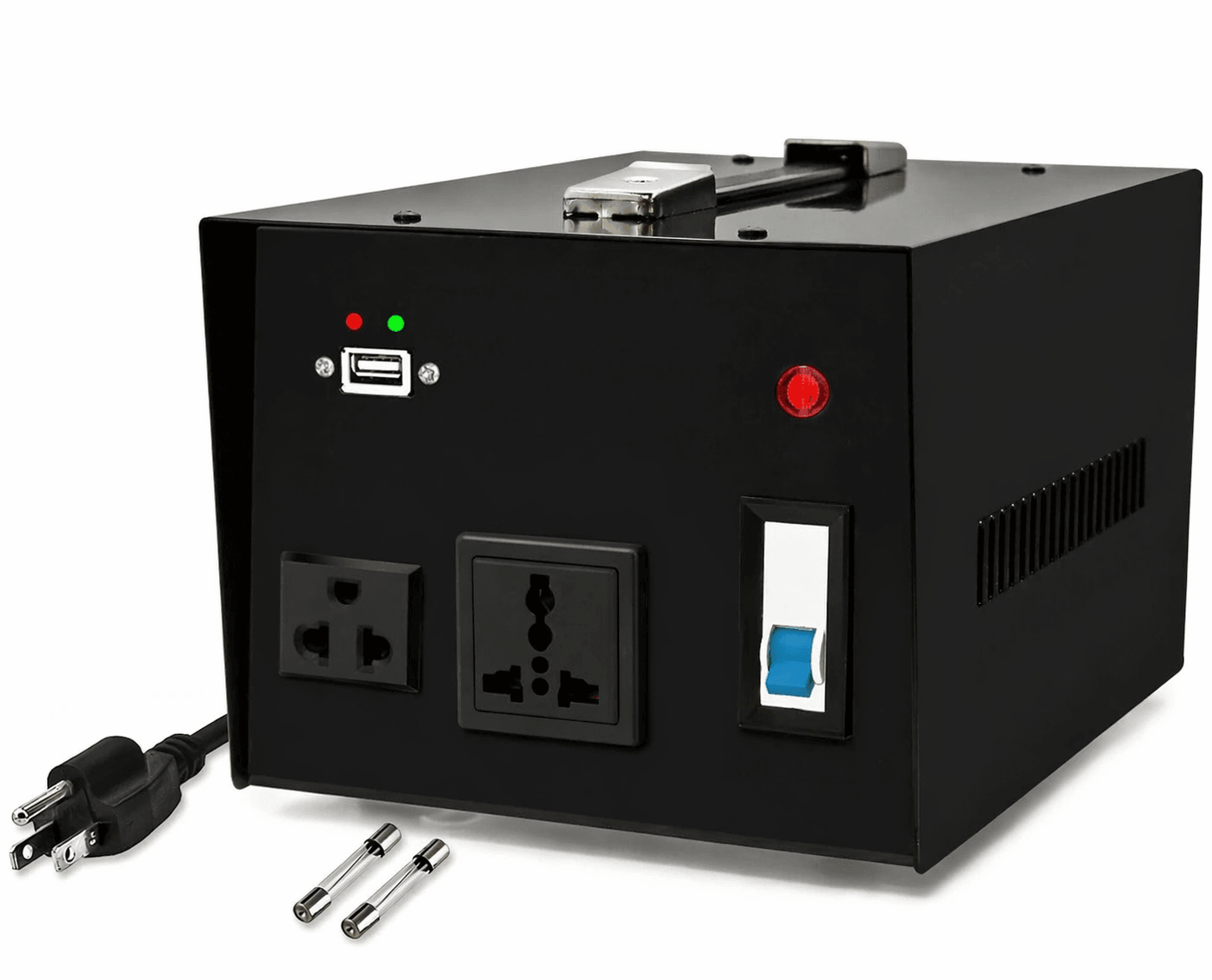 Power Voltage Converter Transformer Step Up Down to with USB