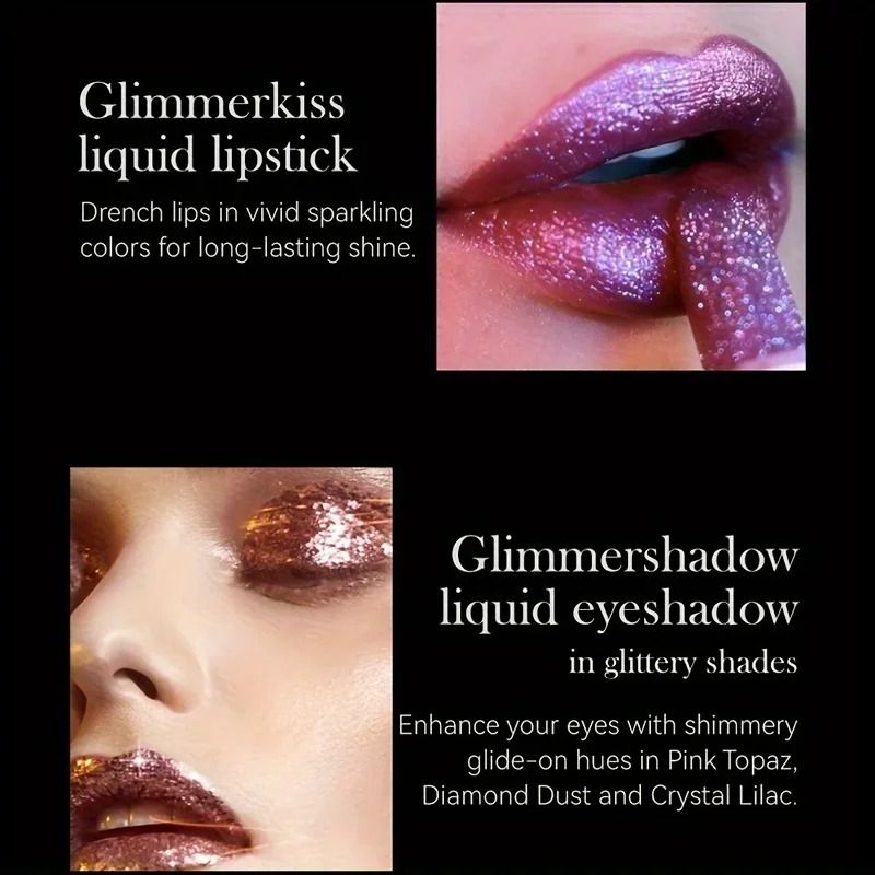 Diamond Shimmer Matte Glitter Lipstick