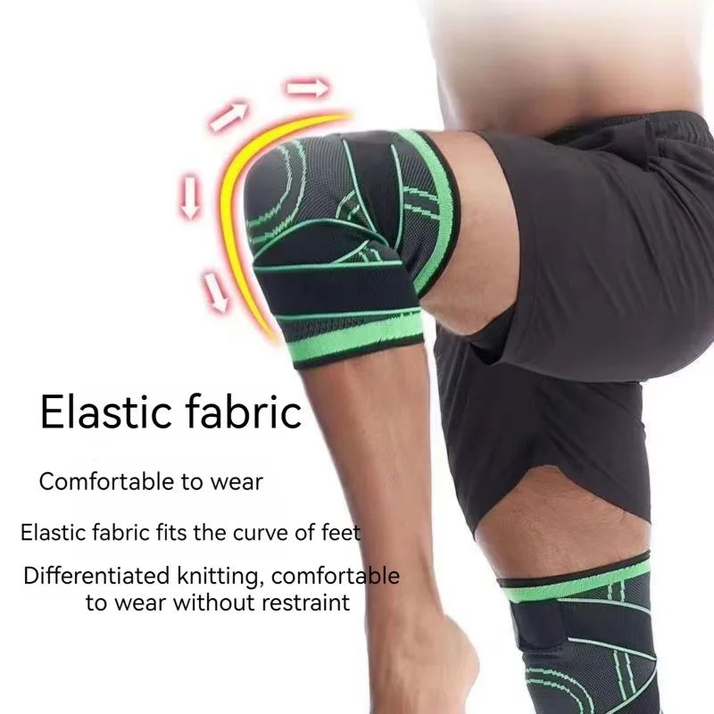 Compression Knee Sleeve Brace – Breathable Knit Sports Knee Pad for Warmth & Everyday Support