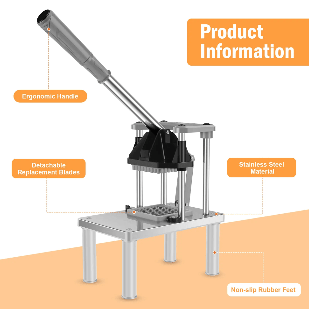 ProChef Heavy Duty Vegetable and French Fry Cutter