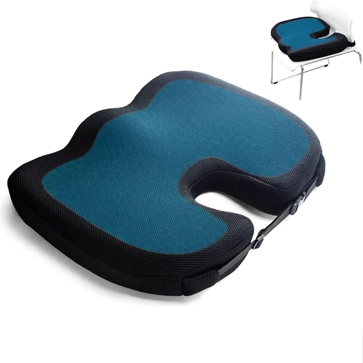 Orthopedic Gel-Memory Foam U-Shaped Seat Cushion