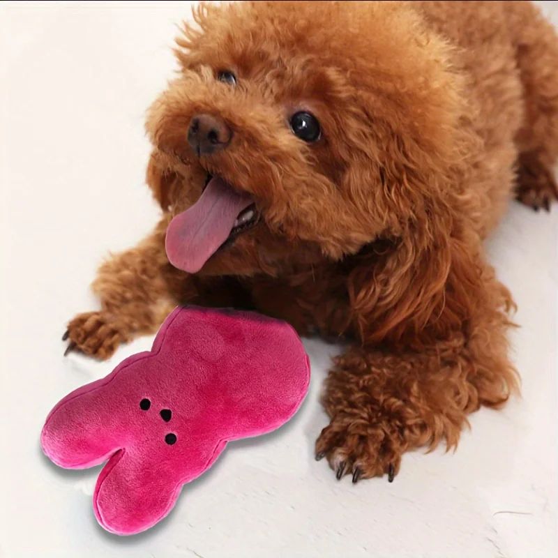Easter Bunny Plush Dog Chew Toy