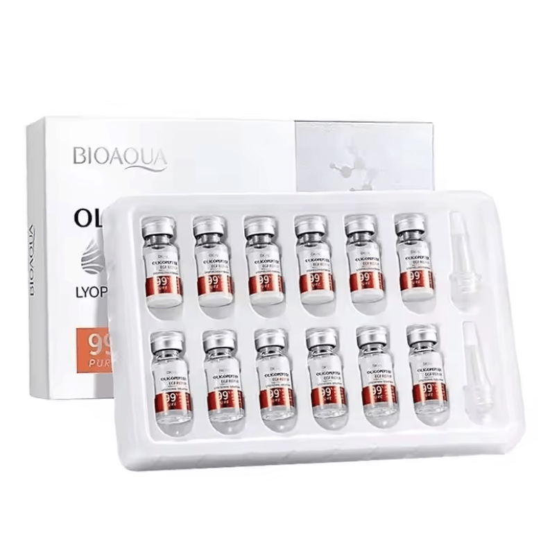 Peptide Facial Serum Set with Yeast Extract and Freeze Dried Essence for Anti Aging and Pore Care