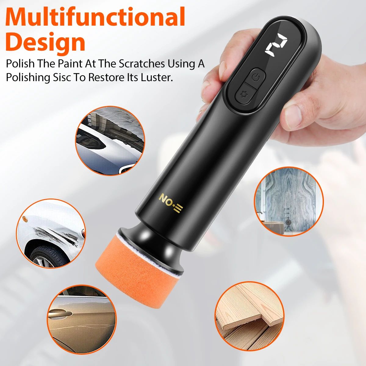 ProShine Wireless Car Polisher Machine with Adjustable Speed Control