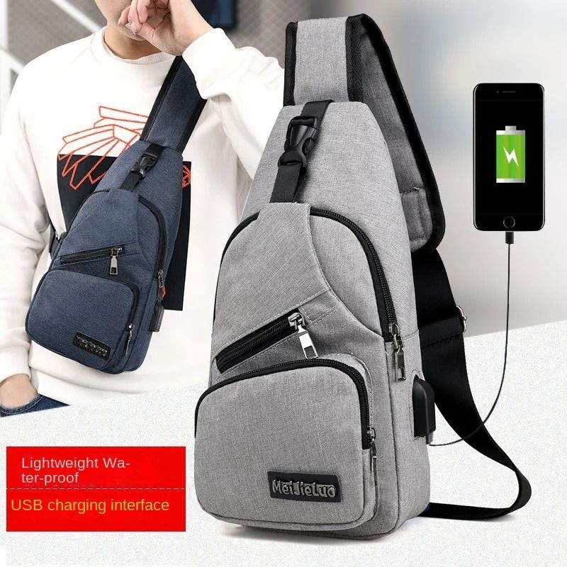 Compact Crossbody Messenger Bag for Men Everyday Casual Use