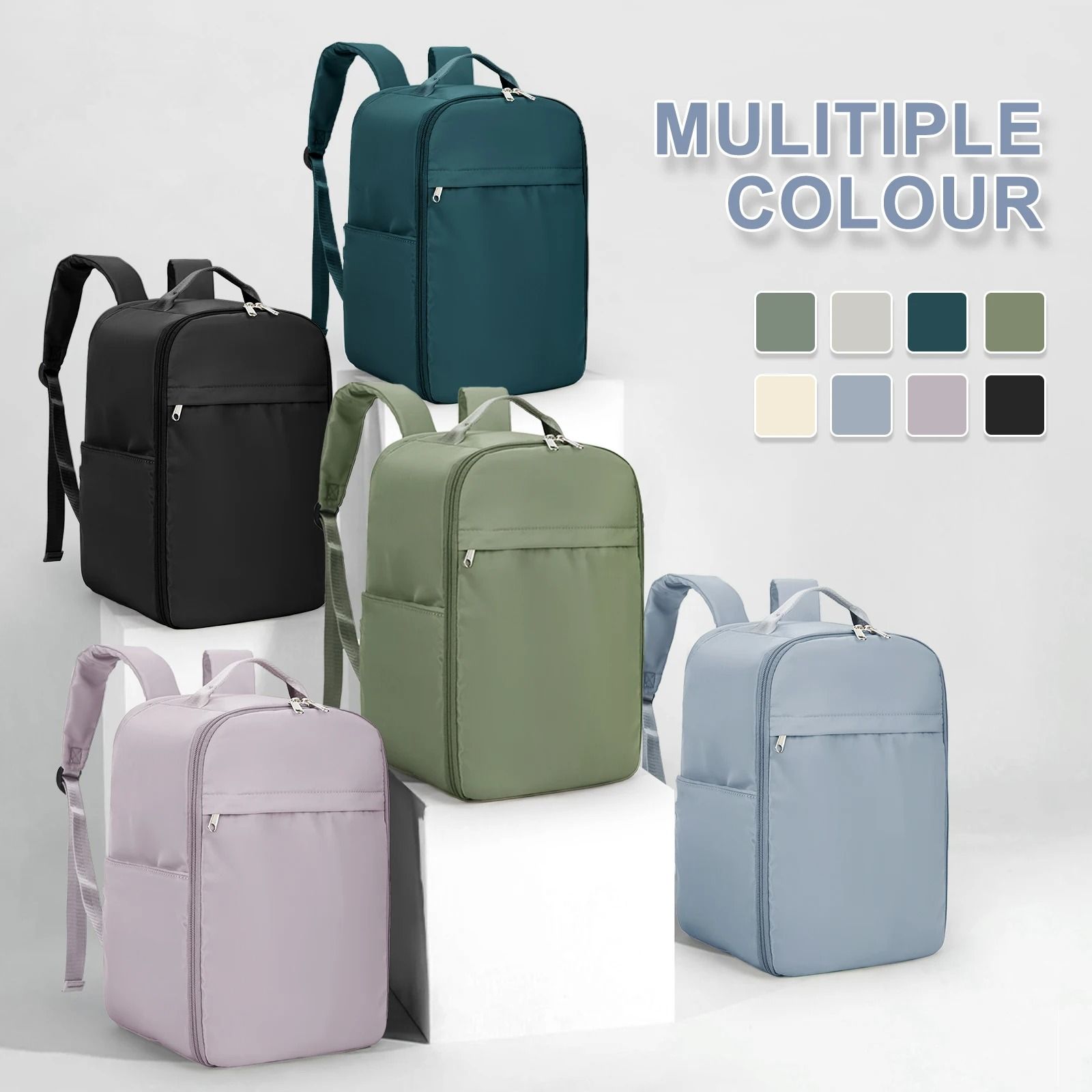 Compact Travel Backpack with Laptop Compartment and Cabin Size Design