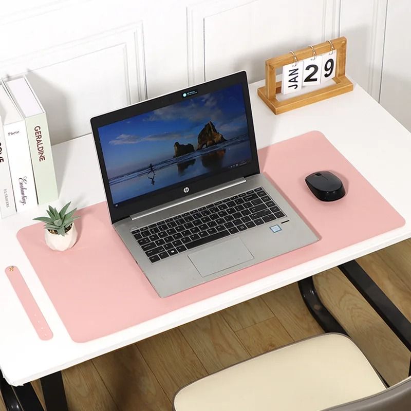 Stain Resistant Leather Computer Desk Mouse Pad Waterproof Writing Mat