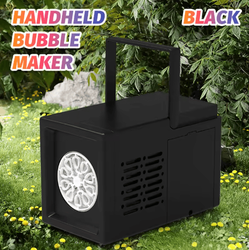 10-Hole Automatic Electric Bubble Machine – Handheld Bubble Blower Toy for Outdoor Parties