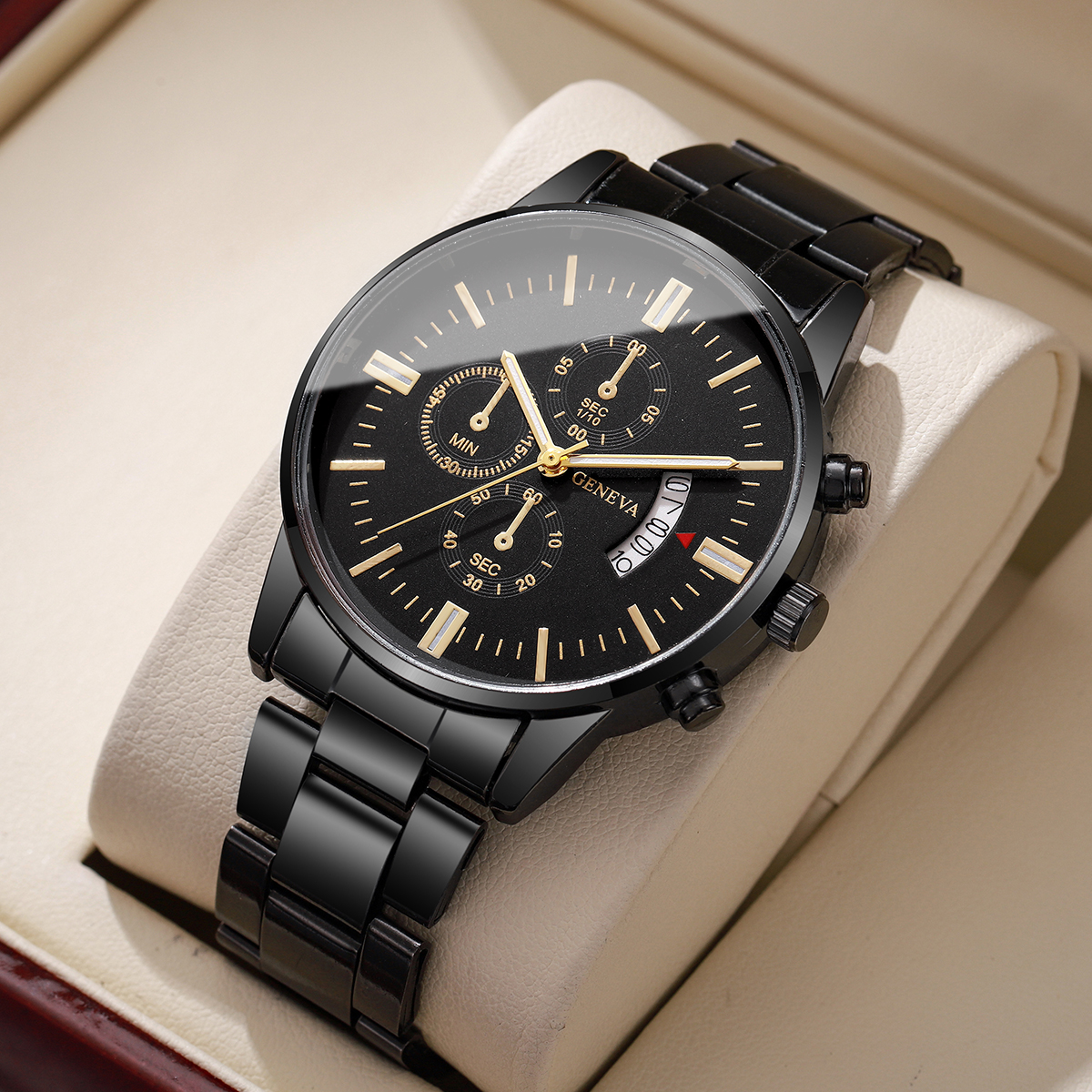 Luxury Calendar Quartz Watch for Man, Fashion Men Business Watches, Clock Relogio Masculino
