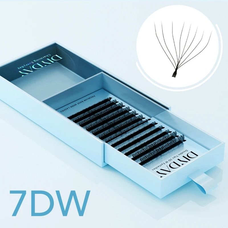 DIYDAY W Shape Eyelash Extensions Premade Fan Volume Lashes