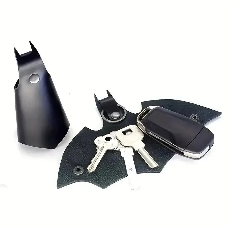 PU Leather Keychain Pendant Key Bag – Anti-Lost Car Key Holder with Waist Clip
