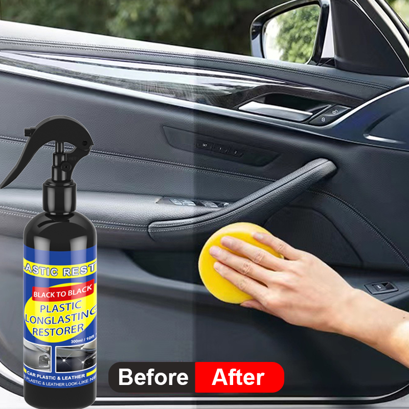 Back To Black Gloss Car Plastic Restorer and Leather Repair Coating Auto Polish Renovator