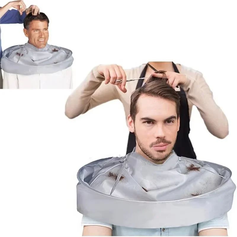 Umbrella Hair Cutting Cape – Foldable Haircut Umbrella Cape for Mess-Free Home & Barber Use
