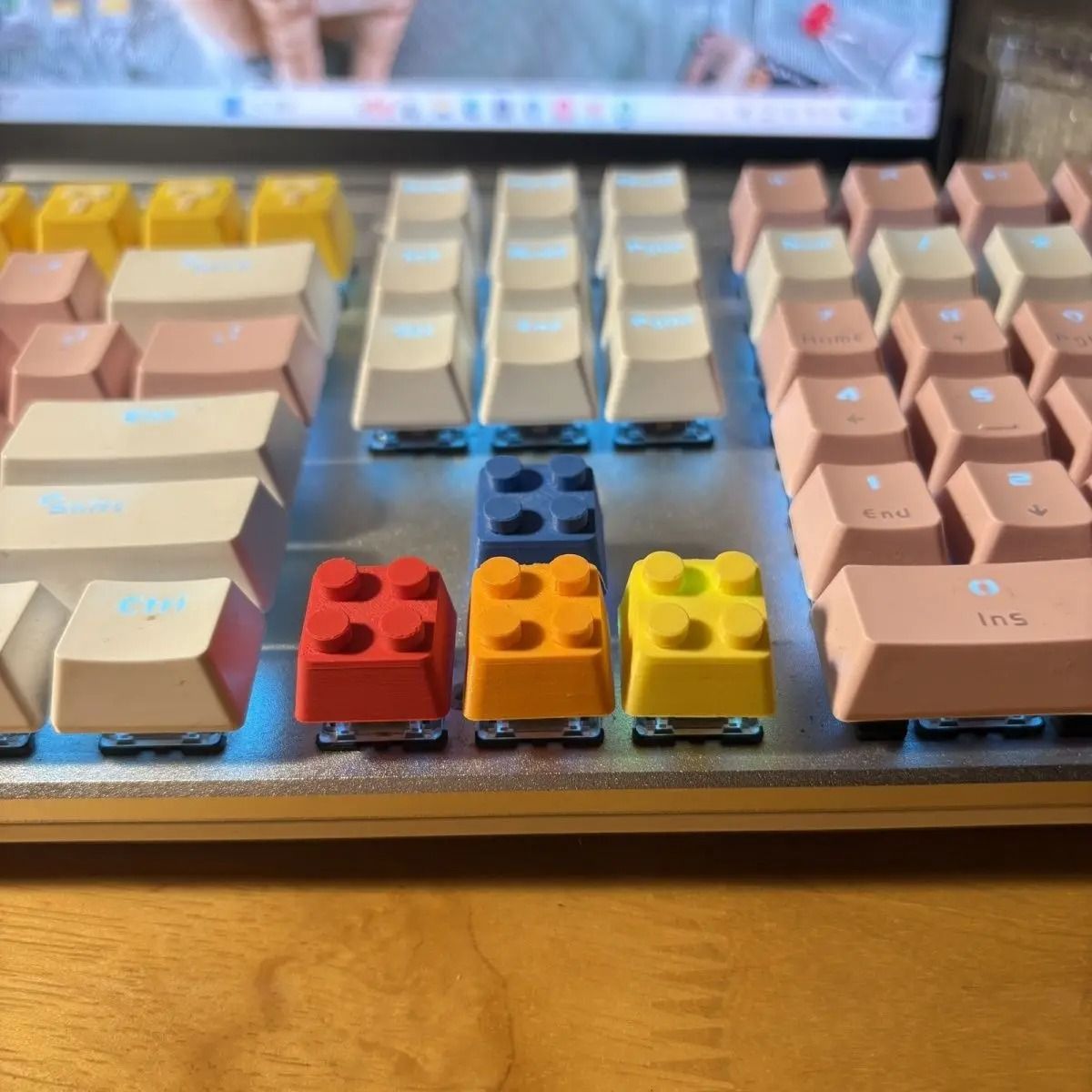3D Printed Creative Keycaps – Directional & WASD Sets – High-Yield Peripheral Interaction Hub