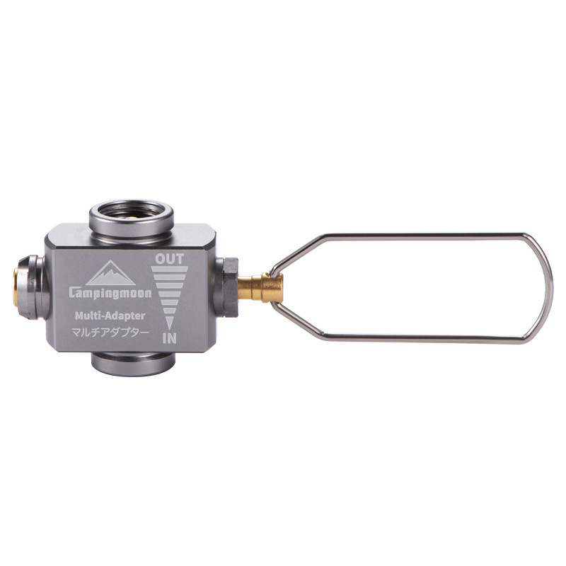 Universal Outdoor Camping Gas Refill Adapter with Pressure Relief Valve