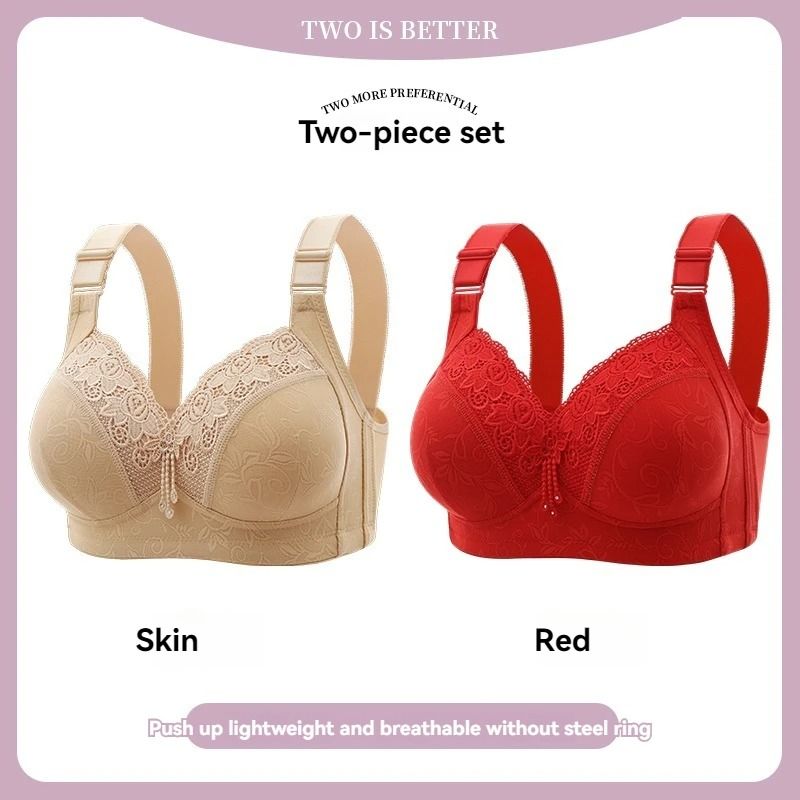 Women's Ultra-Thin Lace Perspective Bralette - Elegant Deep V Lingerie