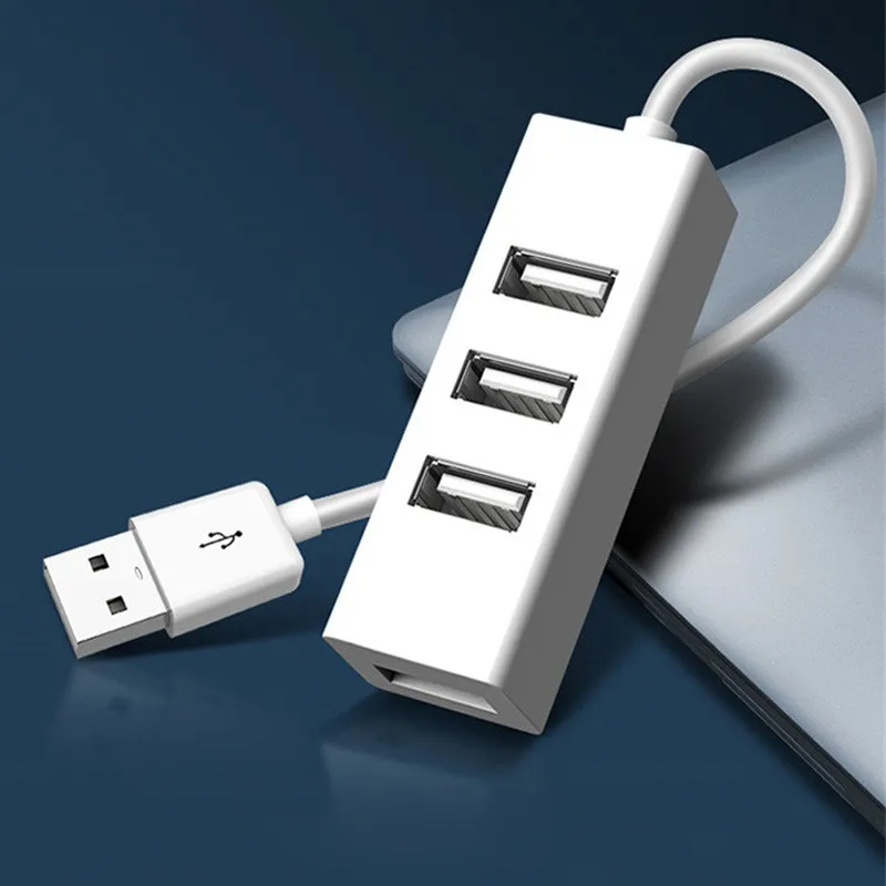 USB Hub Power Adapter, 4 Port Multi USB Splitter for PC and Windows Accessories