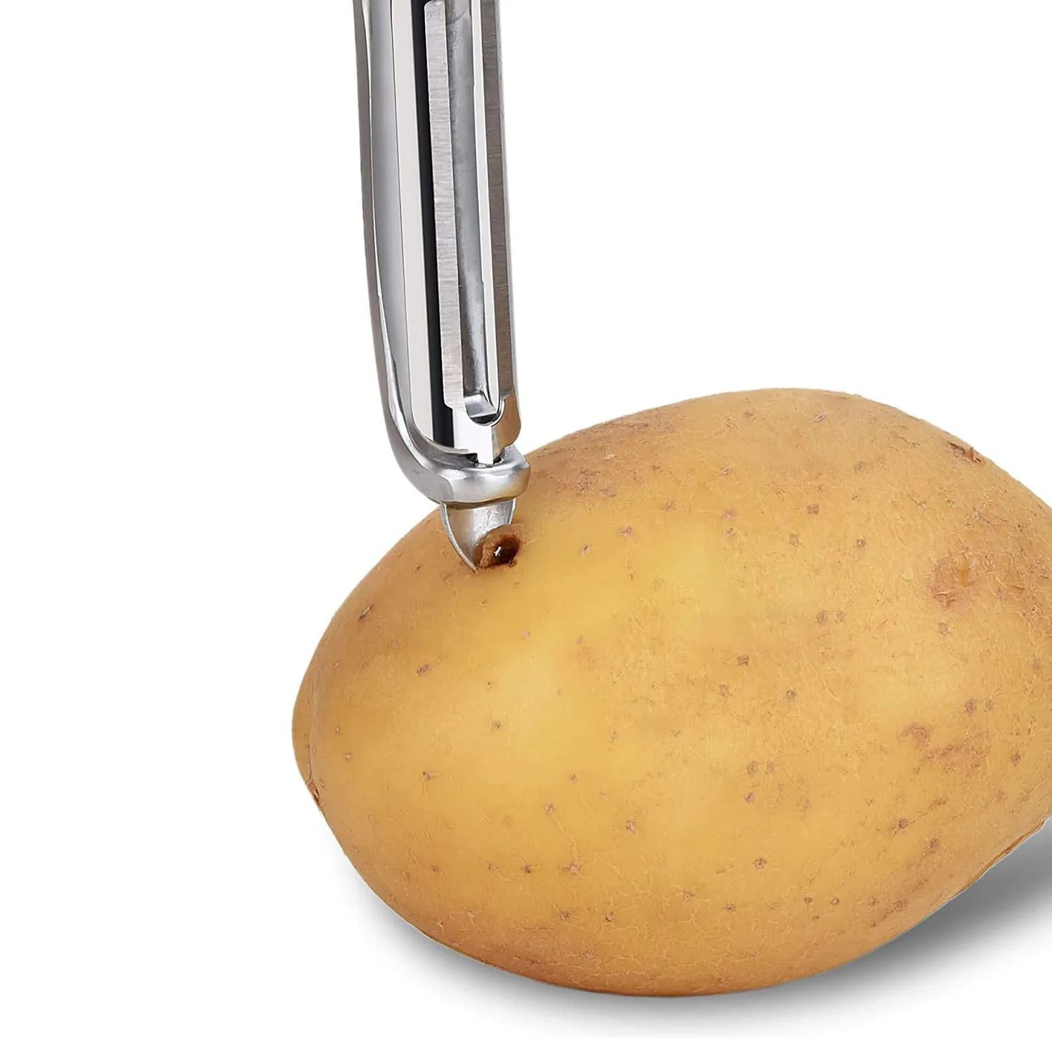 Stainless Steel Vegetable Peeler for Fast Potato and Fruit Skin Removal