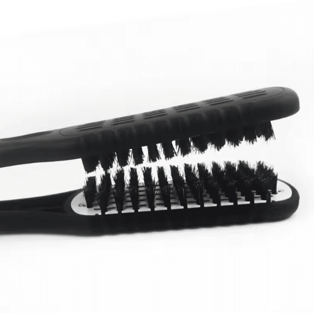 Double-Sided Nylon Hair Straightening Brush – V-Shaped Blow Dry Styling Comb Tool