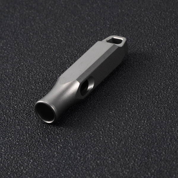 Titanium Alloy Emergency Survival Whistle for Camping Hiking EDC Gear
