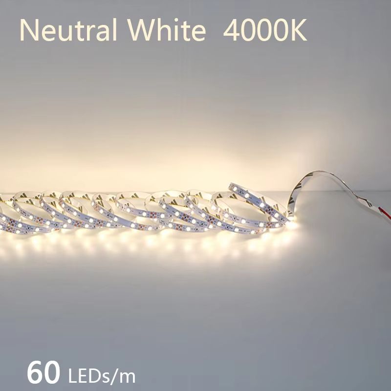 LumiFlex 2835 LED Strip Light – 5M Flexible Waterproof Light Strip DC12V/24V, 300–1200 LEDs, Cuttable Home Lighting Bar
