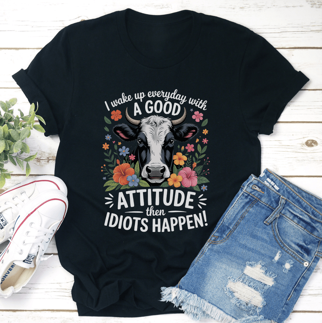 I Wake Up Everyday With A Good Attitude Tee