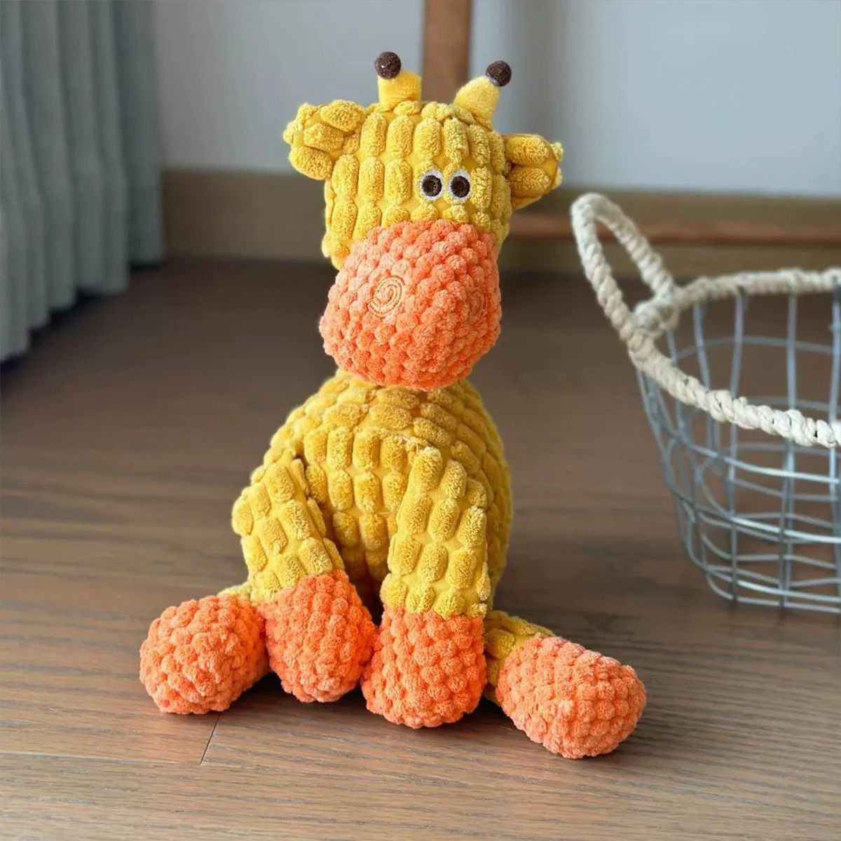 Interactive Plush Squeaky Toy