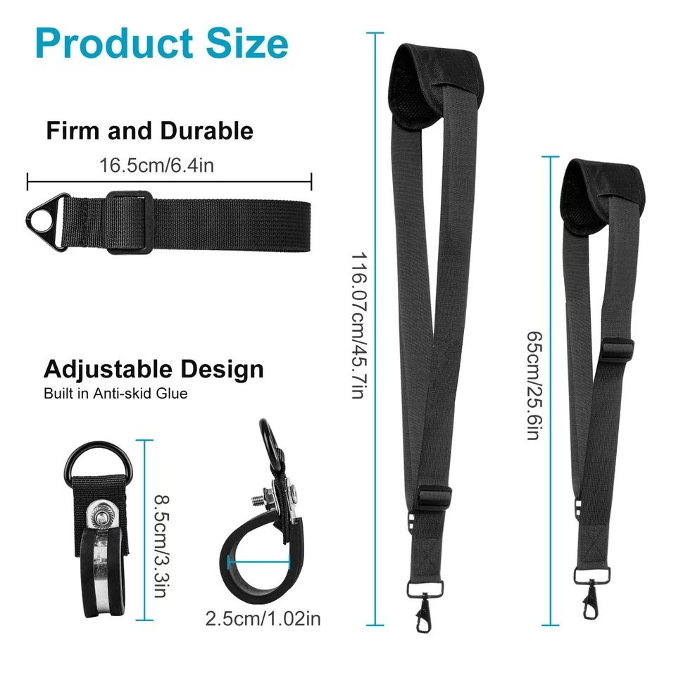 Adjustable Shoulder Strap for Weed Trimmer, Universal Harness Belt for Grass Edger, Comfortable