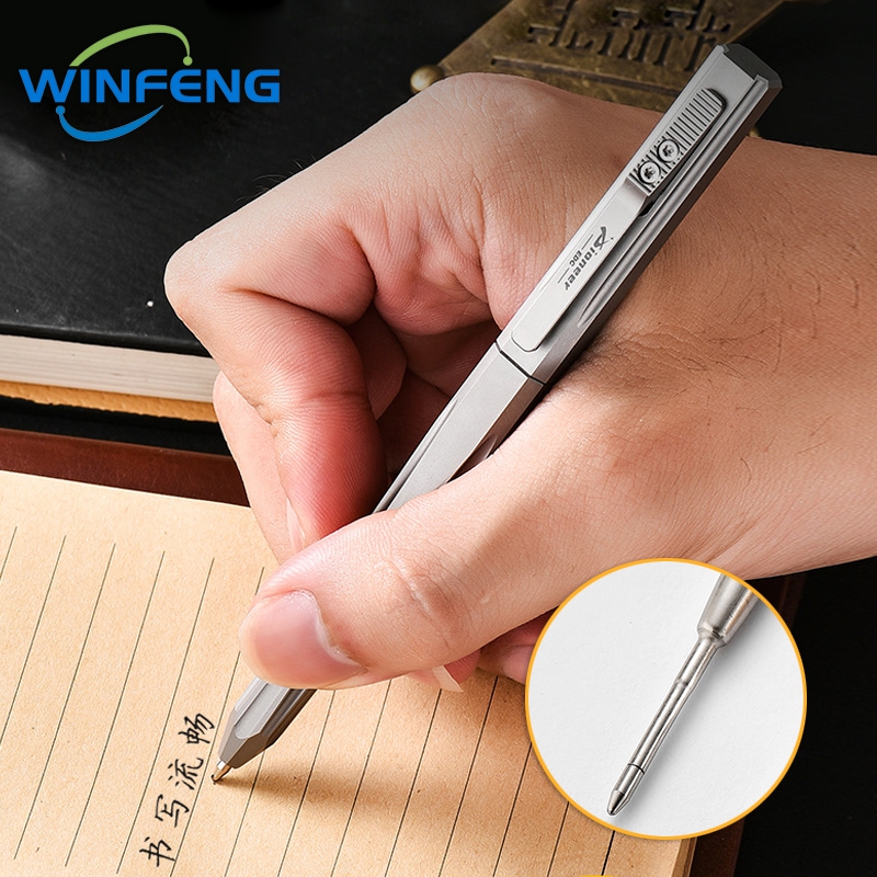Titanium Alloy Tactical Pen & Emergency Glass Breaker Tool