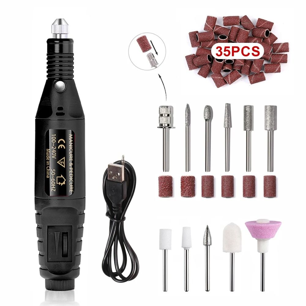 Electric Nail Drill & Sander Set