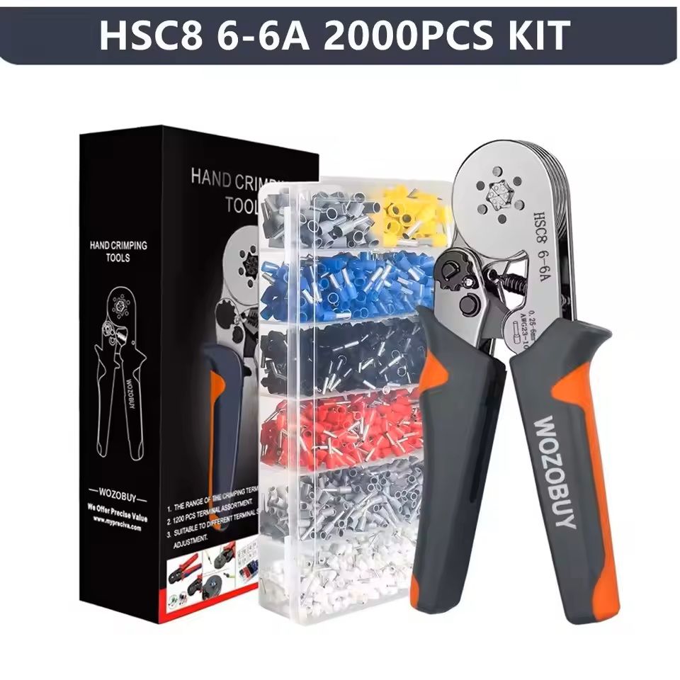 Mini Electrical Wire Crimping Tool with Ferrule Sleeves