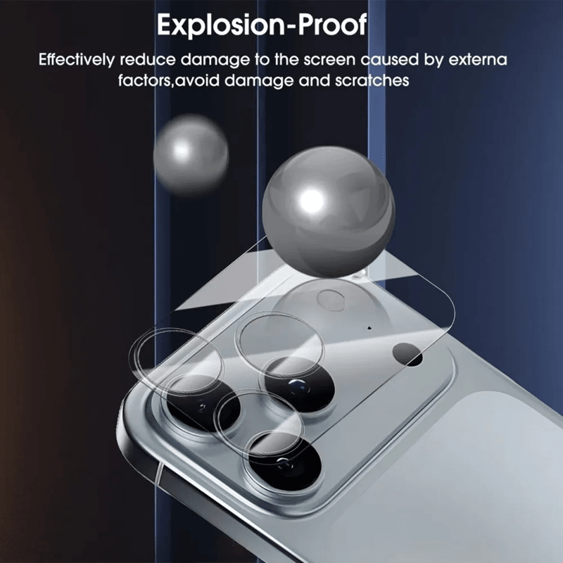 Tempered Glass Camera Lens Protector for iPhone Ultra Clear Protection