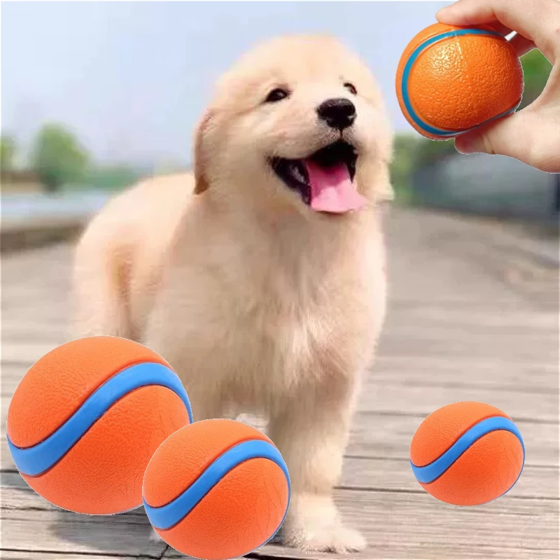 Gnaw-Resistant Durable Rubber Dog Chew Balls Interactive Training