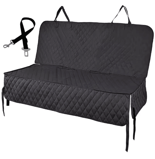 Waterproof Dog Car Seat Cover with Armrest-Compatible Design