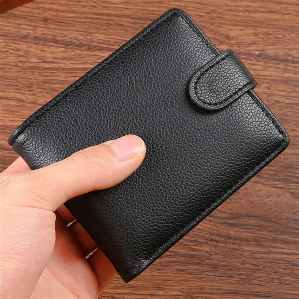 Men's Leather Wallet with Multiple Card Slots – Stylish Vintage Business Wallet with Coin Purses