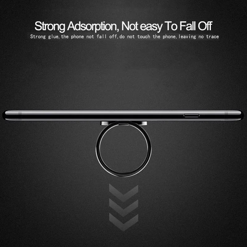 Rotating Phone Ring Holder Stand with Grip and Kickstand