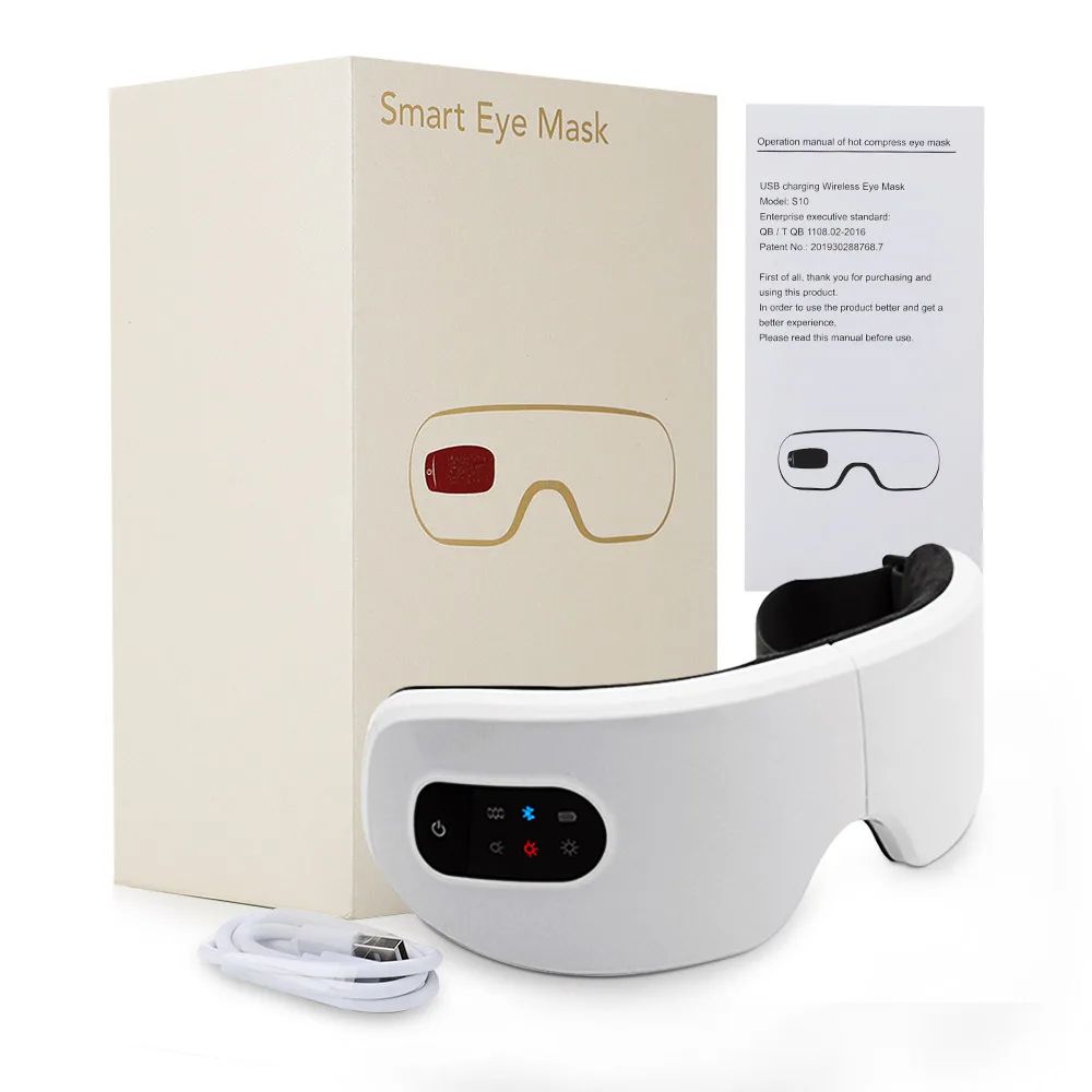 Smart Eye Massager with Heat and Air Pressure Bluetooth Relaxation Glasses