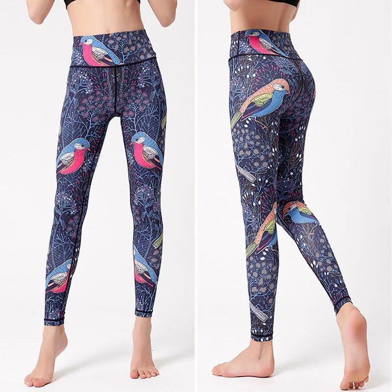 Cloud Hide Women's High-Waist 4-Way Stretch Yoga Leggings – Non-See-Through Fitness & Running Pants