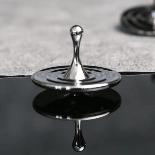 Teardrop Metal Fidget Spinner Premium Zinc Alloy Anxiety Relief Desk Toy