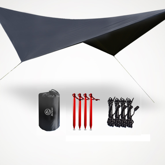 Ultralight Waterproof Camping Tarp Shelter UV Sunshade Rain Fly Canopy
