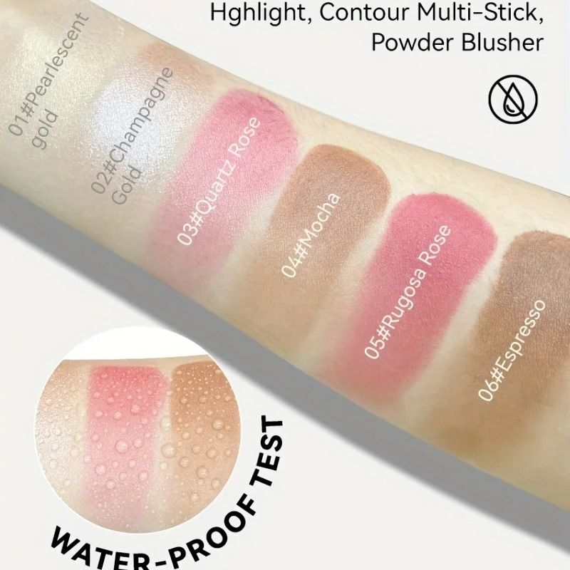 Multi-Function Cream Contour Stick | Highlighter, Bronzer & Blush Face Contouring Pen