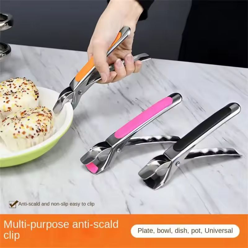Premium Kitchen Anti-Scald Plate & Bowl Gripper Clamp