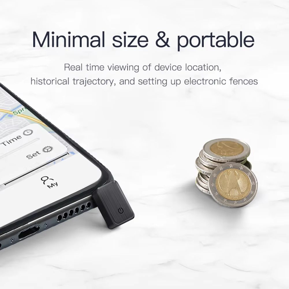 Magnetic GPS Tracker, Pet Location Tracker, Real-time Locator, Anti-theft SIM Message Positioner for Car