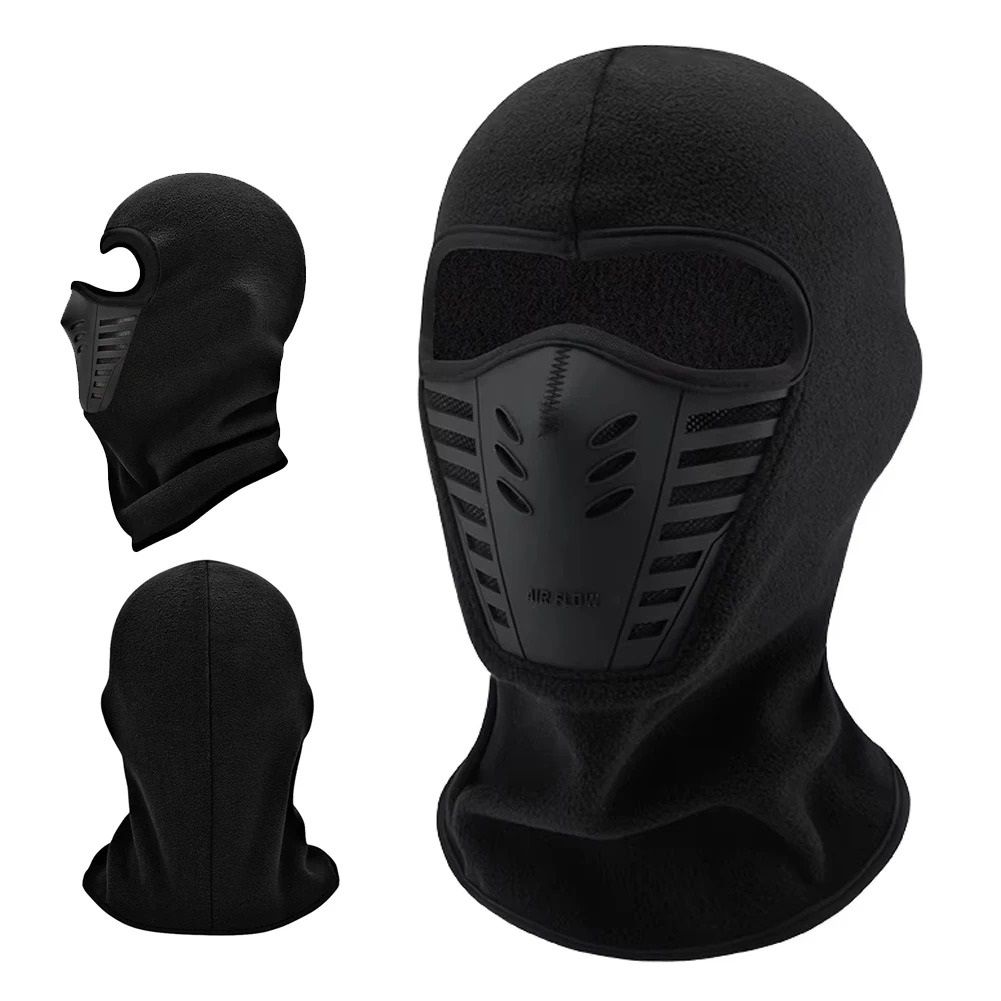 Stay warm and protected on chilly rides with this winter outdoor cycling full face mask designed for windproof dustproof