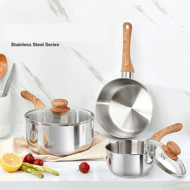 Culinary Grade Stainless Steel Saucepan System