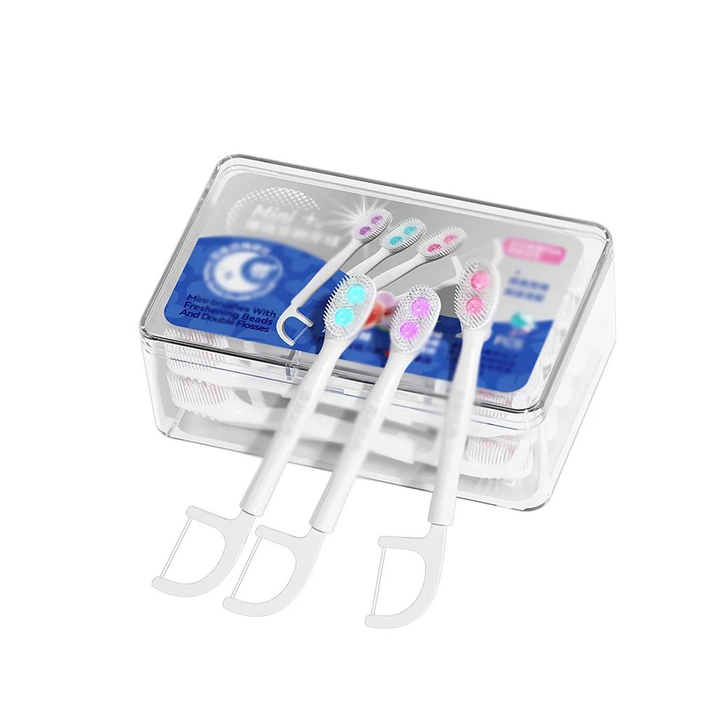 Mini Disposable Bubble Bead Toothbrush
