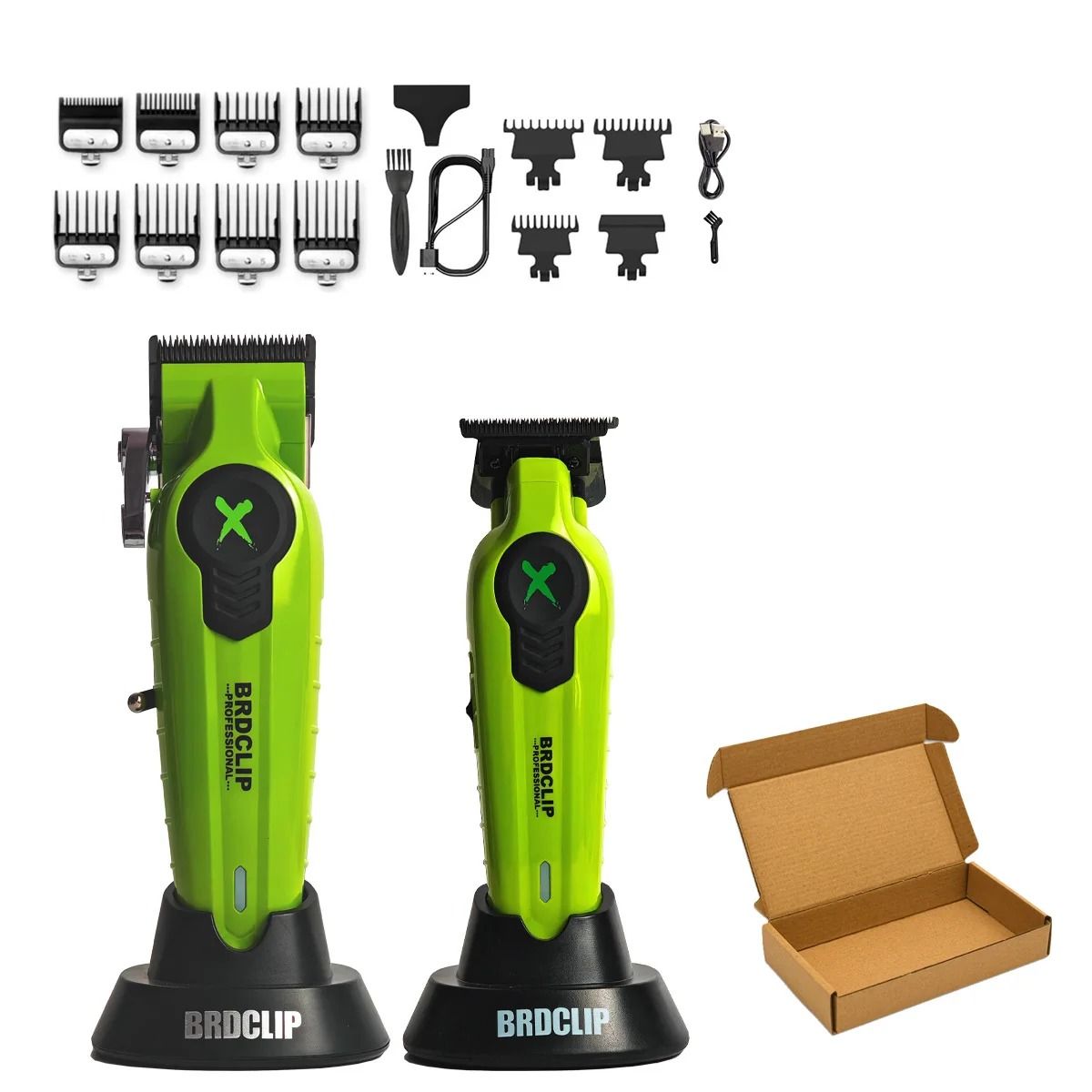 BRDCLIP FA1C FA1T FA1R Professional Hair Clipper and Shaver Set with Charging Base