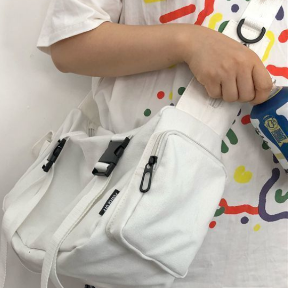 Stylish Womens Canvas Messenger Bag Large Capacity Crossbody Shoulder Bag for Students and Everyday Use